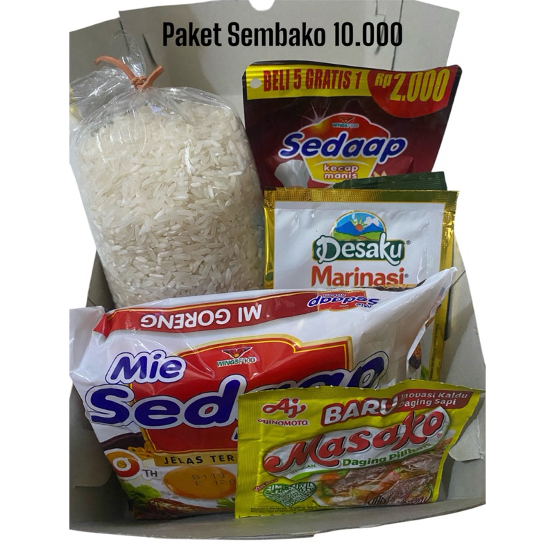 

Paket sembako berkah 25 Pax Paket sembako Hajatan