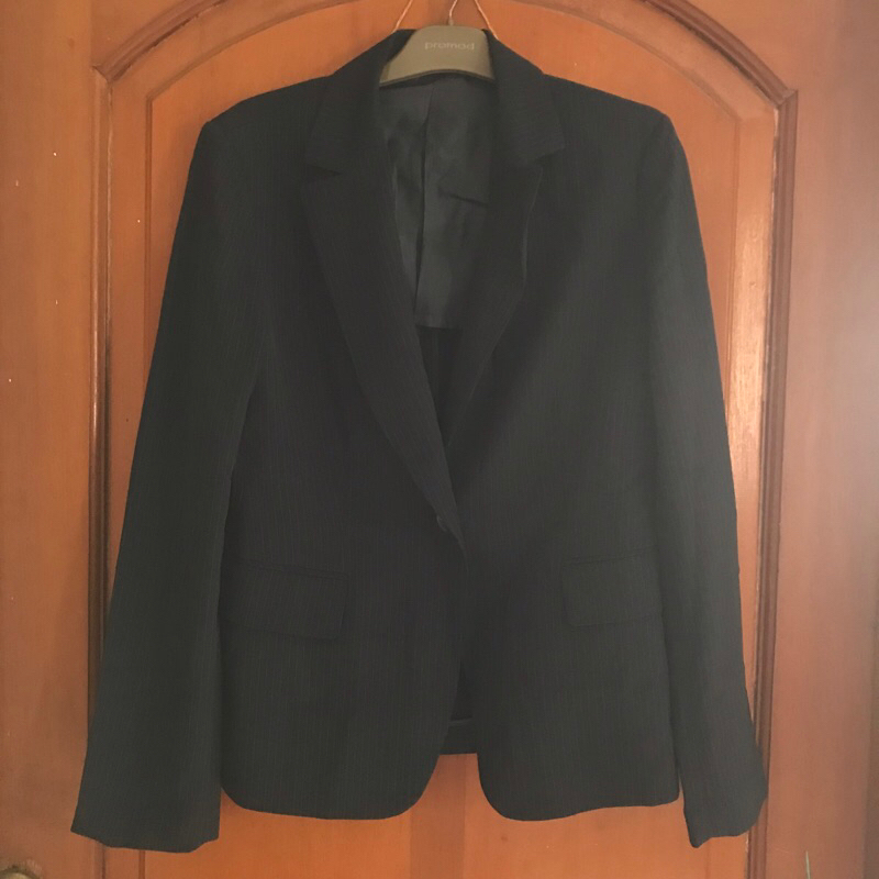 BLAZER WANITA GARIS GARIS PRELOVED