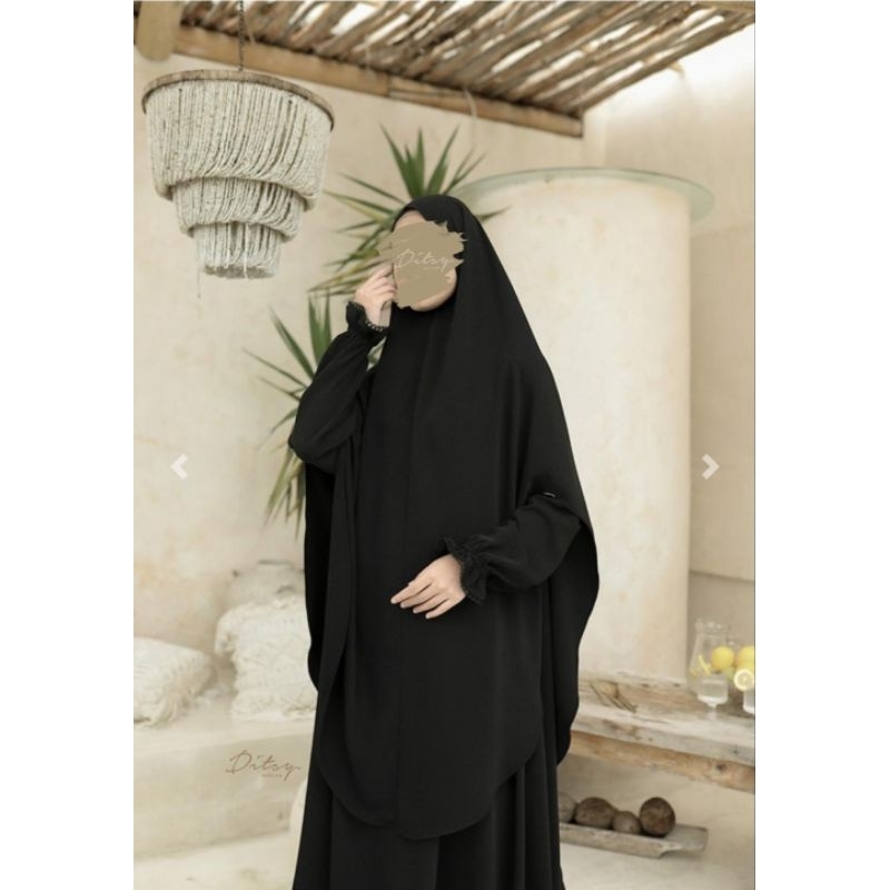 DITSY NEW - HAALA MINA BLACK REG - DITSY MOESLEM