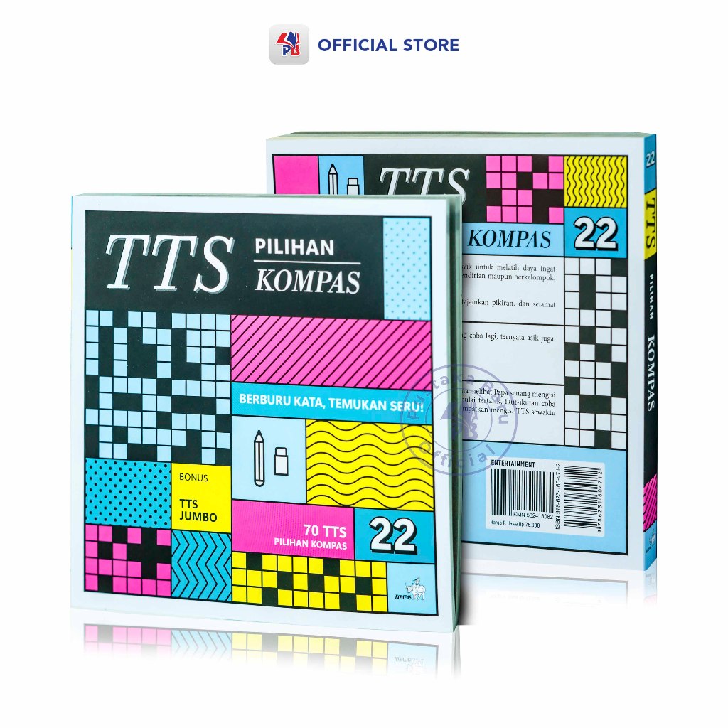 Buku TTS Kompas / TTS Pilihan Kompas Jilid 22 / Teka Teki Silang / GRAMEDIA PUSTAKA UTAMA - KMS