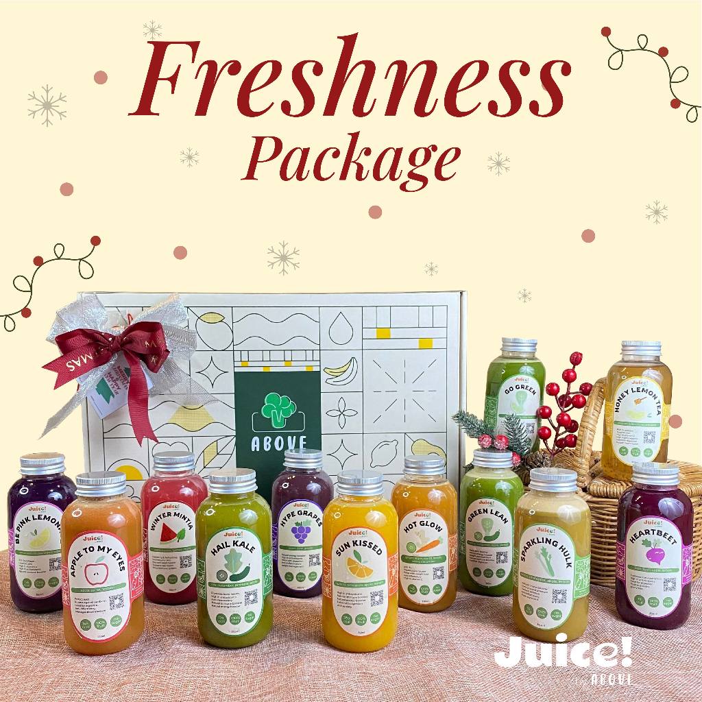 

Juice! By ABOVE - Parcel Natal - Freshness Package