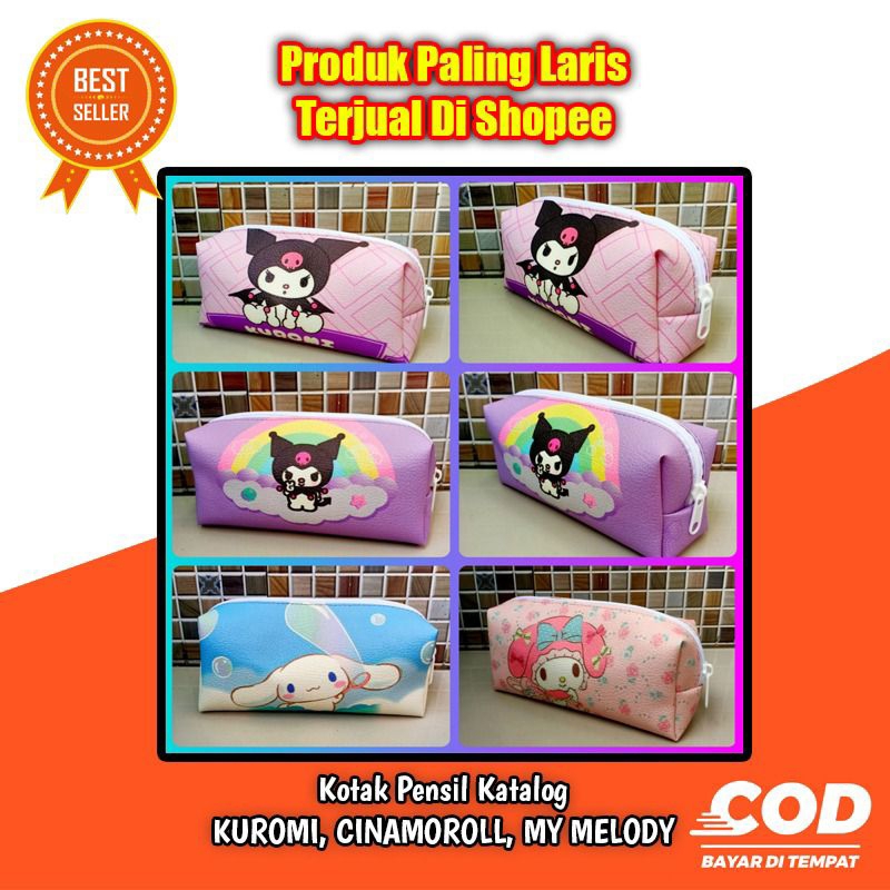 

MIX PENCASE | kotak pensil karakter KUROMI CINAMOROLL MY MELODY