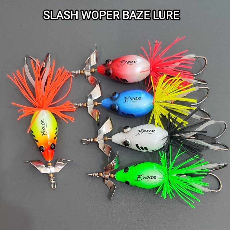 SLASH WOPER TOMAN BAZE LURE. LURE CASTING TOMAN