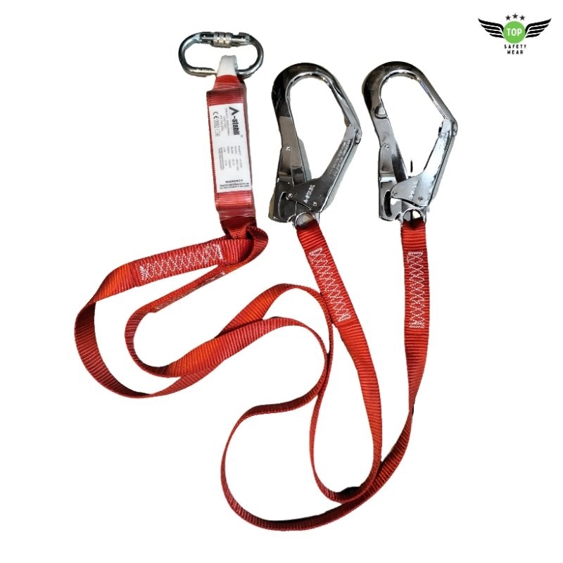 

Lanyard Astabil Double Big Hook/Safety Lanyard Astabil/Lanyard Absorber Astabil Berkualitas