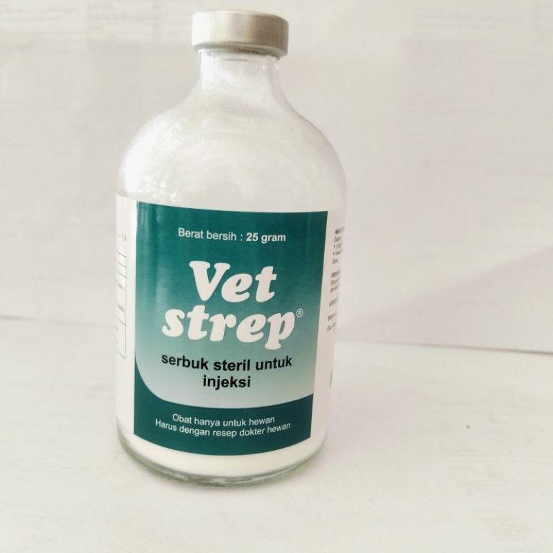VET STREP 25 gram (serbuk steril untuk injeksi)