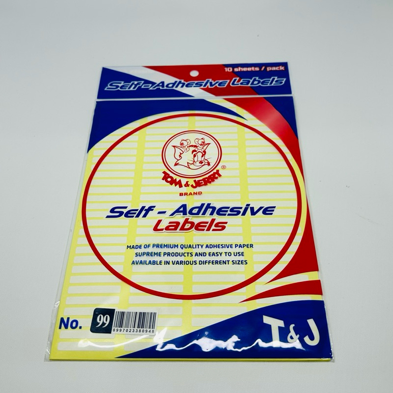 

Label Stiker/Self Adhesive Labels Tom & Jerry No 99, 103, 107, 121, 123