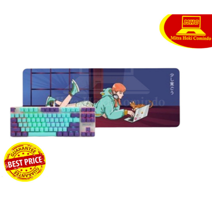 KEYBOARD GAMING REXUS KEYBOARD REXUS AYAKA BUNDLING MOUSEPAD AYAKA TKL