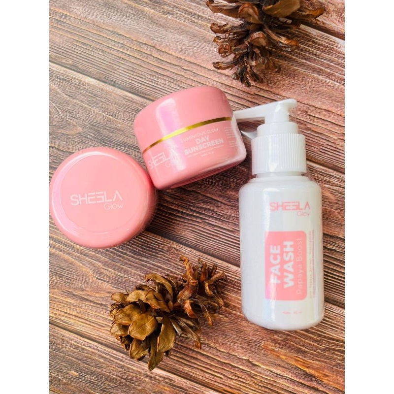 Sheela glow Skincare By WASILA Cosmetic ( Bpom ) isi 3 item