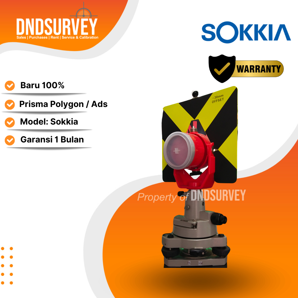Prisma Polygon Total Station Sokkia - Prisma ADS Total Station Sokkia