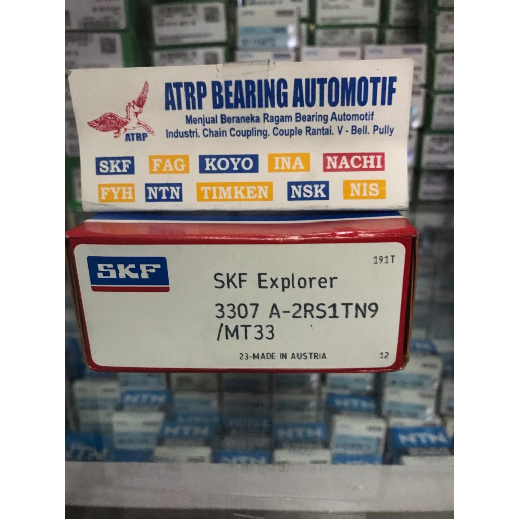 Angular Contact Ball Bearing Double Row 3307 A-2RS1TN9/MT33 SKF ORIGINAL