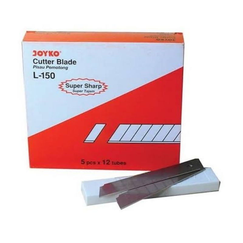 

Box 12 Tube JOYKO - Isi Cutter Refil Besar / Spare Blade L-150