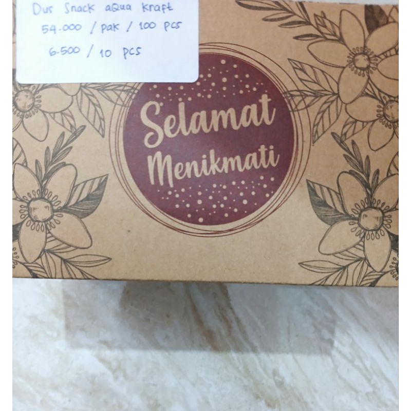 

Dus Snack Craft 14x10x7,5(min 1 pax isi 100pcs)275gram