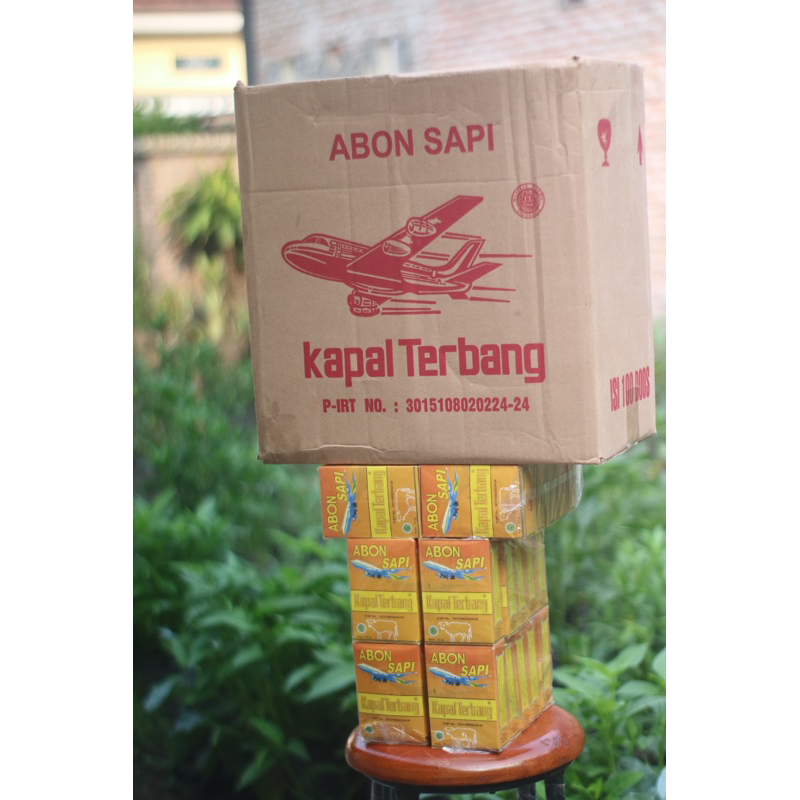 

abon sapi cap kapal terbang isi 10 kotak (satu pres)