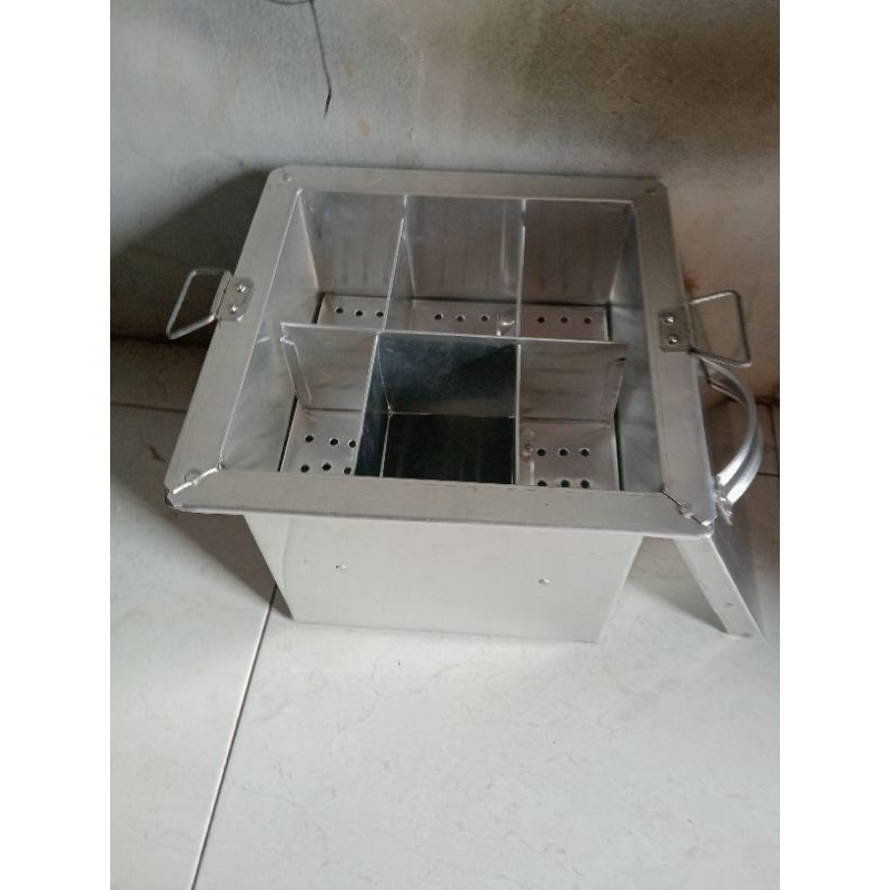 dandang pentol/dandang bakso malang mini ukuran 22x22cm Alumunium.