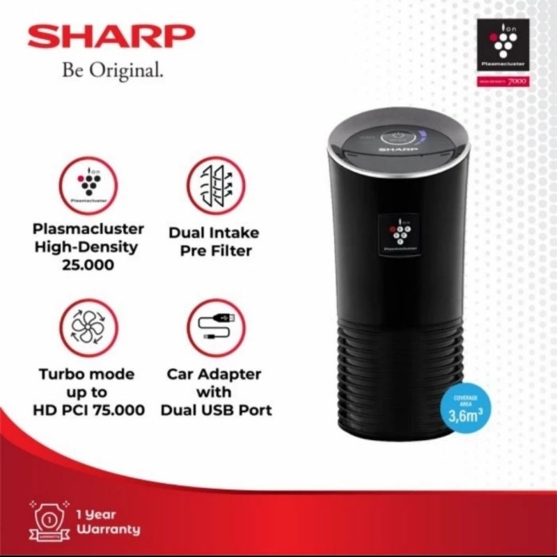 SHARP CAR AIR PURIFIER IG-GC2Y B