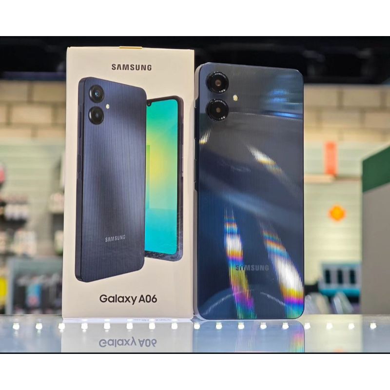SAMSUNG A06 BARU RAM 4/128GB BARANG BARU GARANSI RESMI