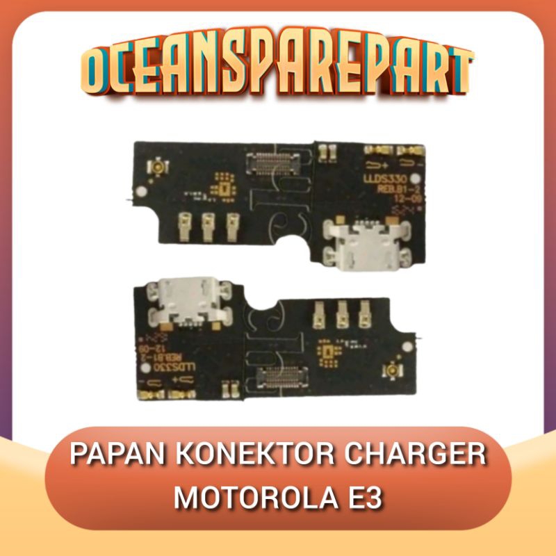 BOARD PAPAN KONEKTOR CONEKTOR CHARGER MOTOROLA E3 PLUG IN MIC