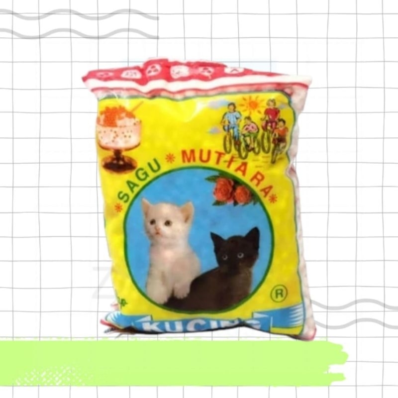 

Sagu Mutiara Cap Kucing 100gr