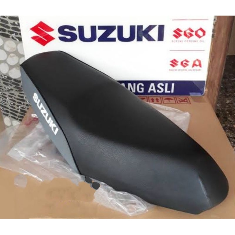 jok seat Suzuki Shogun 125 FL RR SP NR black grey hitam abu ORI SGP