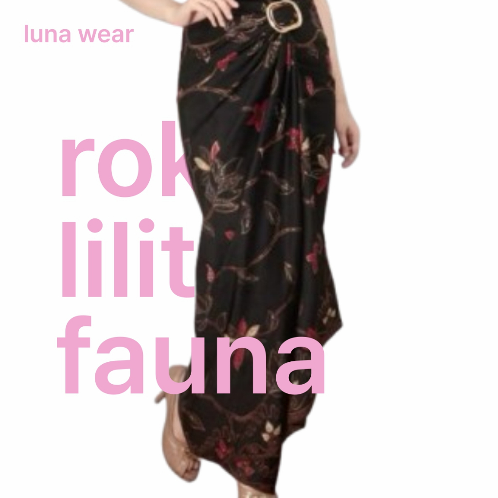 [Kode A] Rok Lilit Fauna - Rok Lilit Batik - Rok Lilit Instan - Rok Lilit Murah - Dress - Kebaya Mod