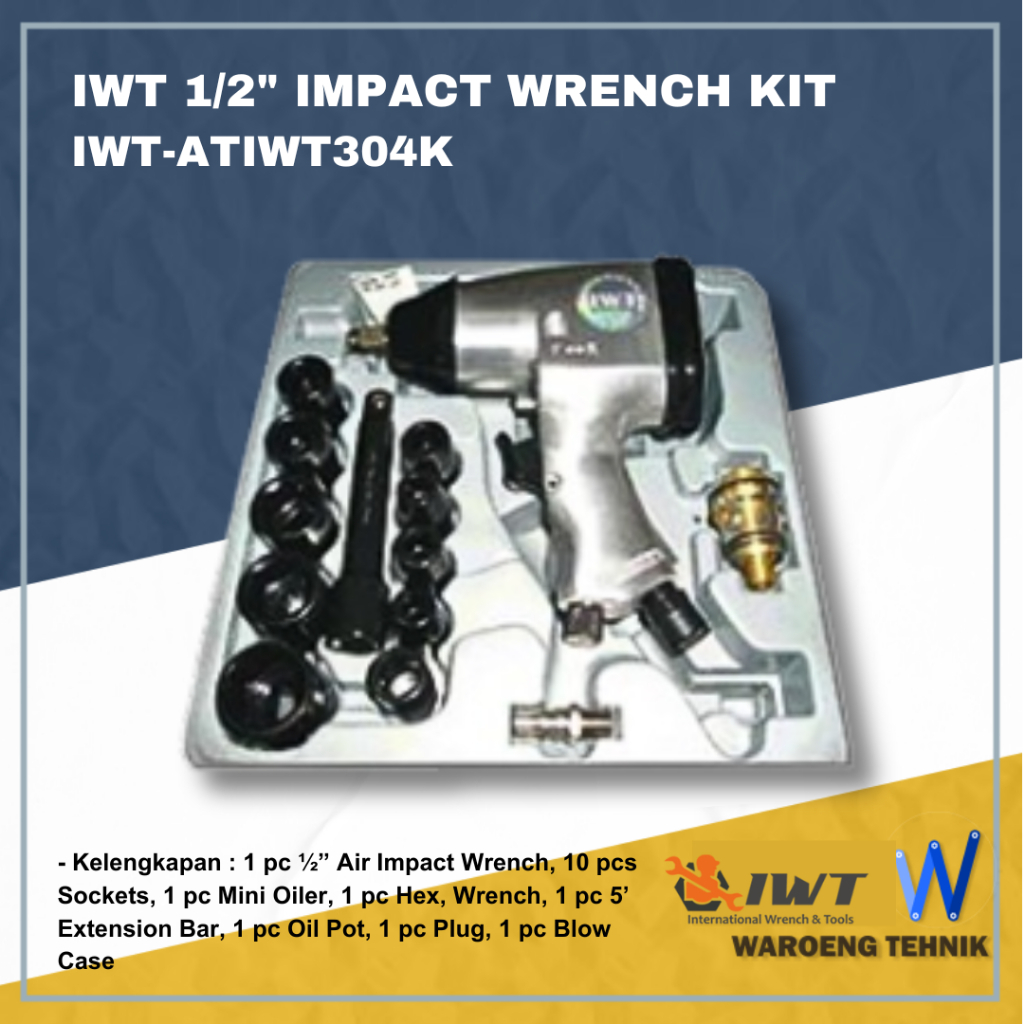 IWT 1/2" Impact Wrench Kit IWT-ATIWT304K