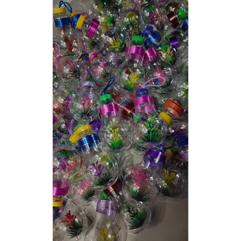 Botol Wadah ikan Cupang - Botol Ikan Hias bisa di Gantung