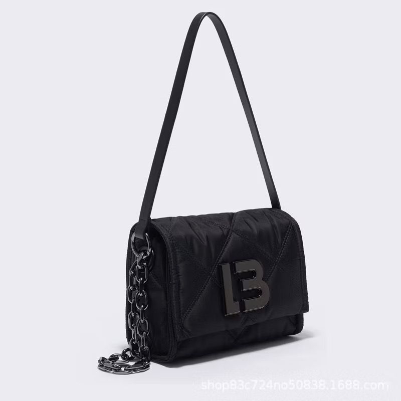 Bimba Y Lola M Black Flap Bag