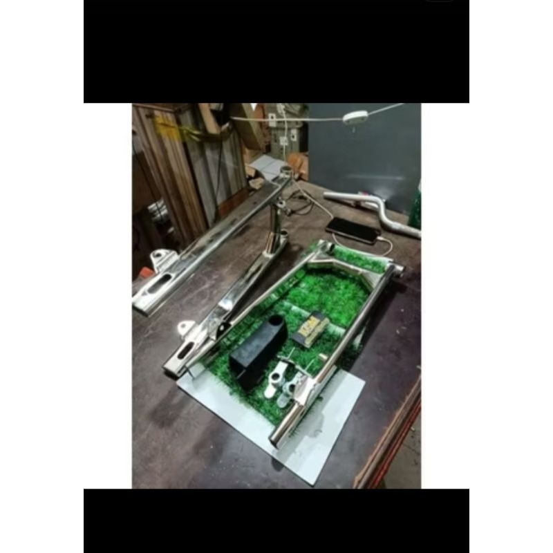 SWING AREM W175 PNP HONDA GRAND STANDAR // ARM MODEL W175 GRAND SET KARET + STELAN RANTAI