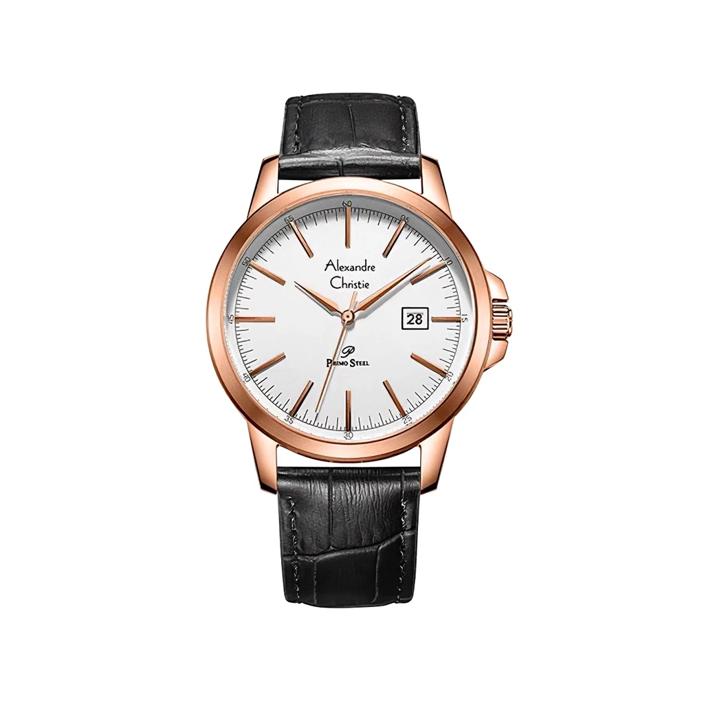 Alexandre Christie PRIMO AC 1008 MDL Man Dial Leather Strap