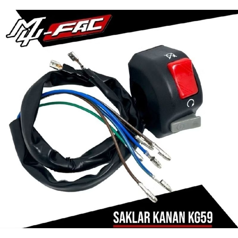 gas spontan 2 kabel dan saklar model ktc