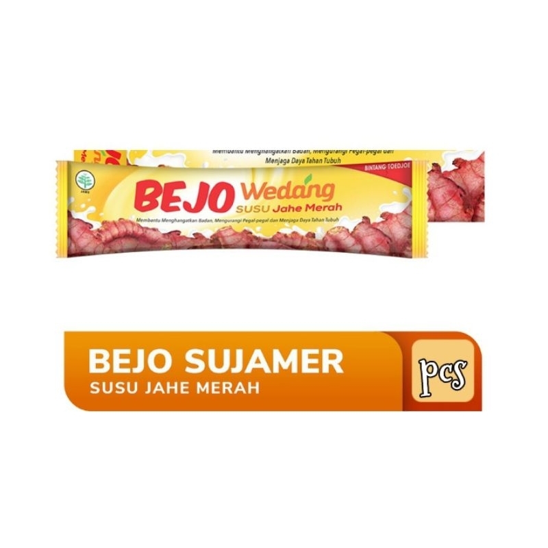 

BEJO SUJAMER/SUSU JAHE MERAH/10,5G/PCS(DINYSHOP)