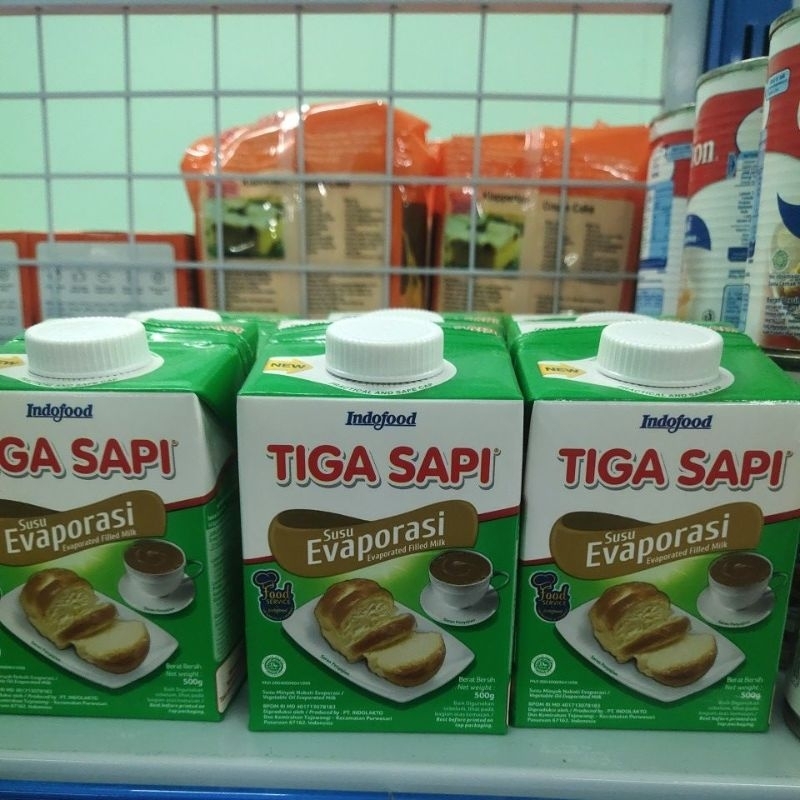 

susu evaporasi tiga sapi 500 gram