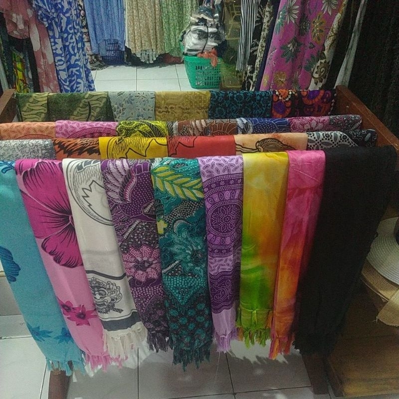 sarong pantai, sarong bali, sarong motif bali murah