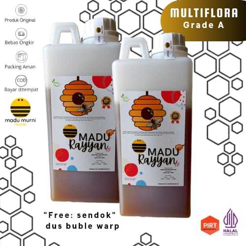 

madu multiflora 1kg best seller /madu asli/original/raw honey.