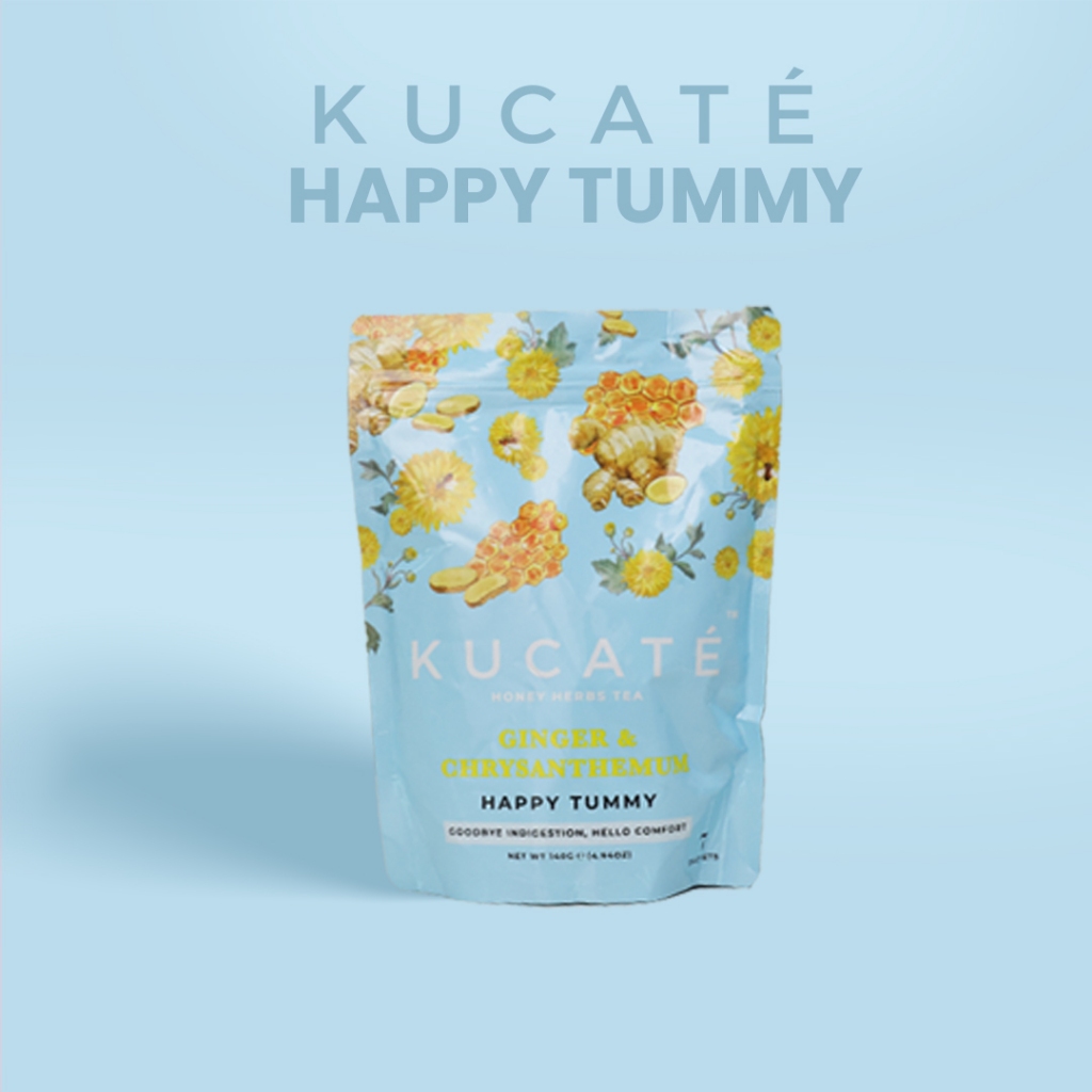 

KUCATE - Honey Herbs Tea Ginger & Chrysanthemum - Minuman Teh Herbal Membuat Perut Terasa Nyaman