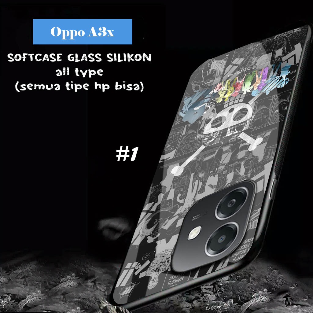 Case Hp Glossy Silikon For - Oppo A3x - Kesing Oppo A3x Terbaru - Kesing HP Oppo A3x - Case Handphon