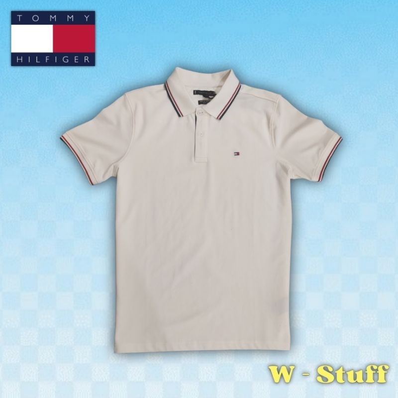 Tommy Hilfiger Polo Shirt Stripe Slim Fit