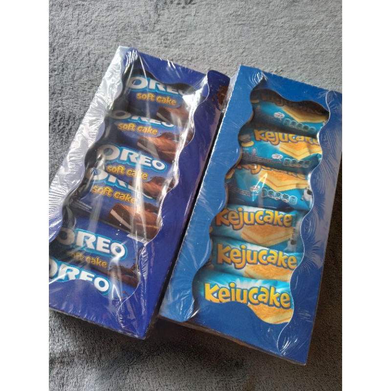 

[Perbox isi 12] Oreo Soft Bolu Oreo Coklat dan Keju enak lembut 12pcs x 16gr