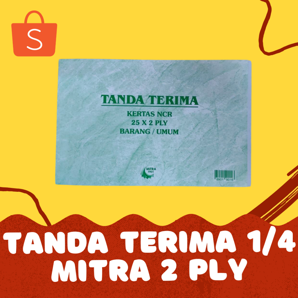 

Tanda Terima Barang dan Rp 1/4 Folio mitra 2 ply