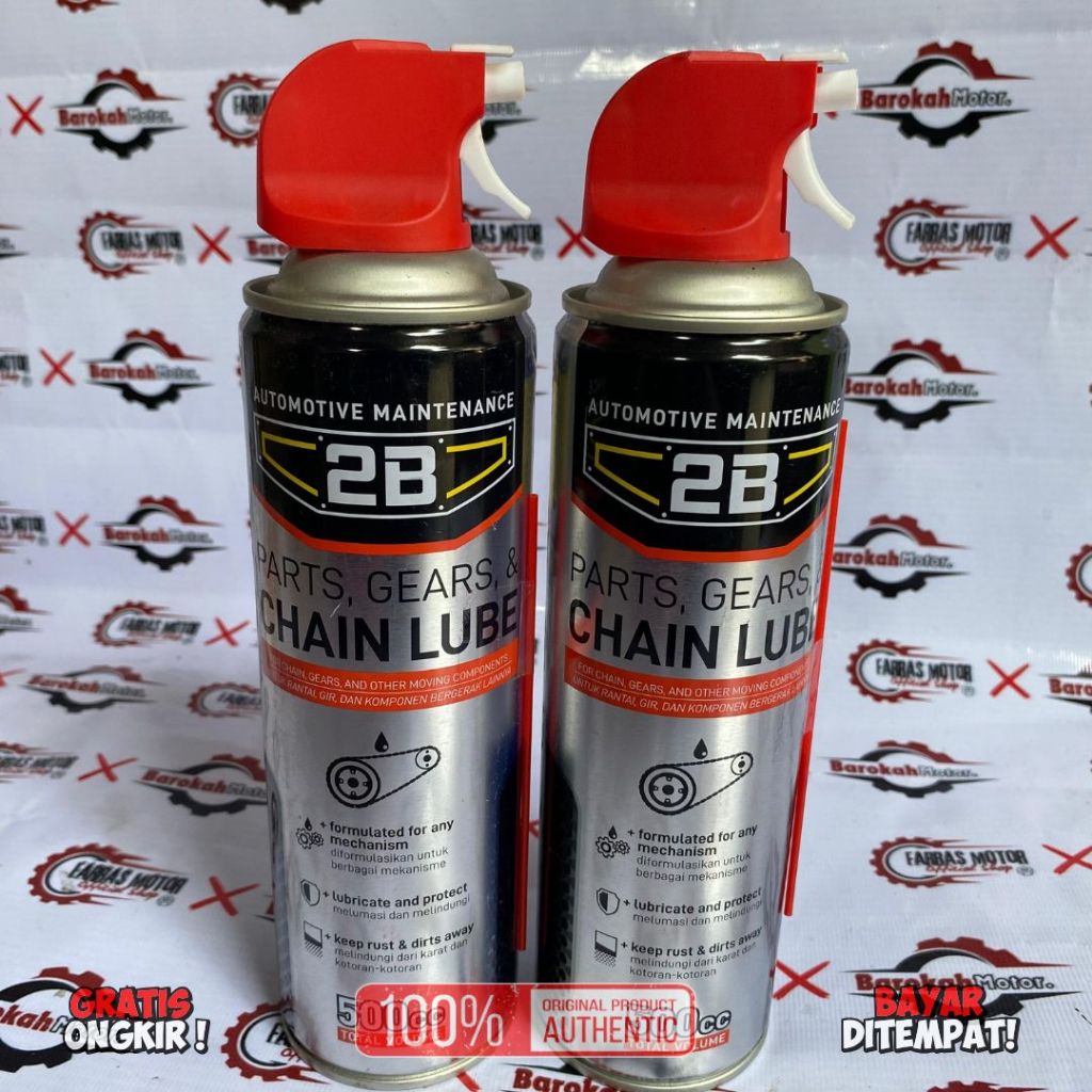 CHAIN LUBE 2B PELUMAS RANTAI PELUMAS KARAT ISI 500 CC