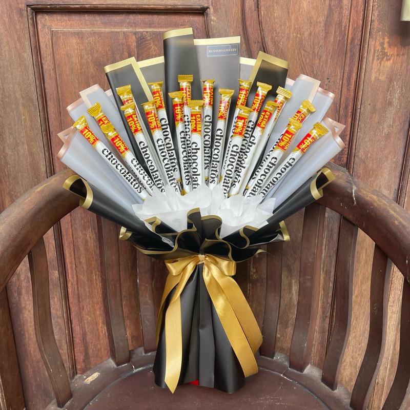 

[READY] Snack Bouquet | Buket snack makanan ringan Chocolatos | Bucket Ulang Tahun, Wisuda, Anniversary, Birthday | Ready Stock by Gavra Gallery Balikpapan