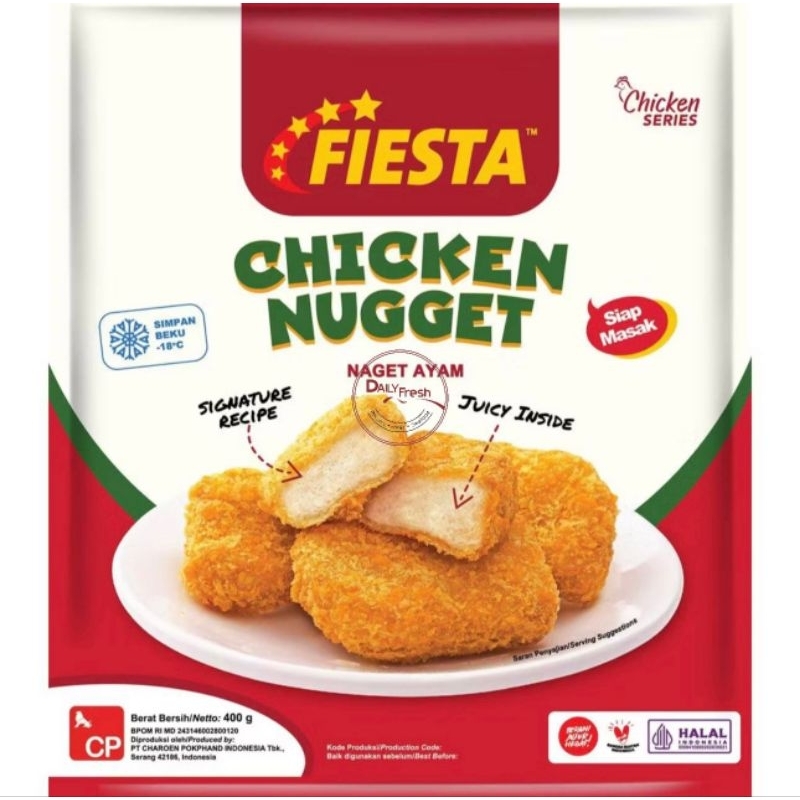 

FIESTA CHICKEN NUGGET 400GR | PACKING BARU