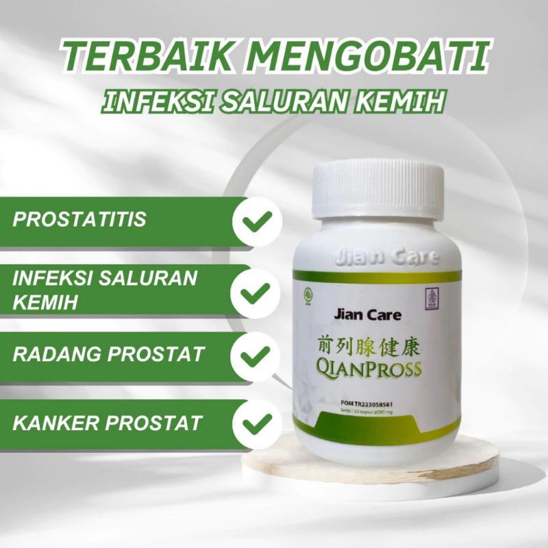 Jian Care Qianpross - Obat Herbal Untuk Meredakan Sering Kencing Prostat ISK