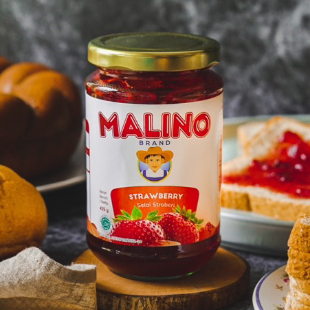 

Selai Stroberi Strawberry Jam 425gr - MALINO BRAND