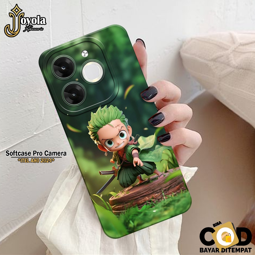 JOYOLA Case ITEL A80 2024 Terbaru - Fashion Case Kartun - Softcase ITEL A80 2024 - Pro Camera - Casi