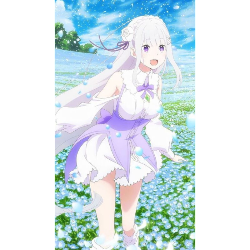 mybaju Emilia Cosplay  Anime Re : Life In Different Word From Zero Costume Cosplay