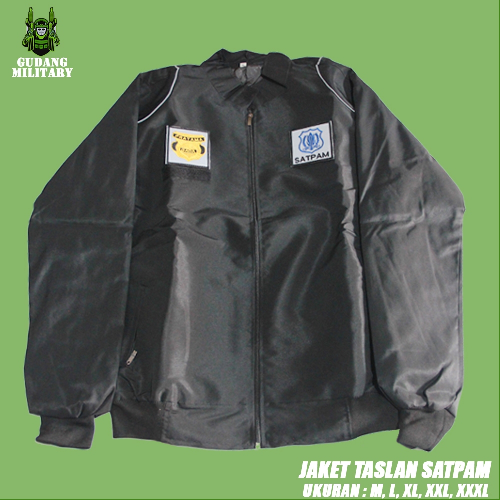 Jaket Perekat Security | Jaket Taslan Security | Jaket Taslan Satpam