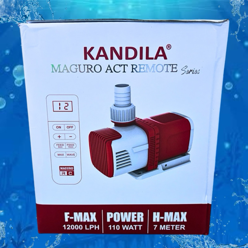 KANDILA PRO MAGURO REMOTE R 12000 ACT POMPA KOLAM AQUARIUM HIDROPONIK