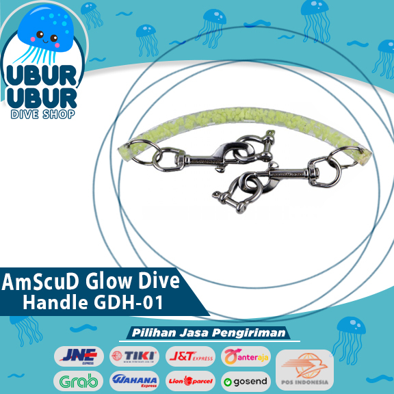 AmScuD Glow Dive Handle GDH-01 / Gantungan Scuba Diving / Gantungan Glow In the Dark