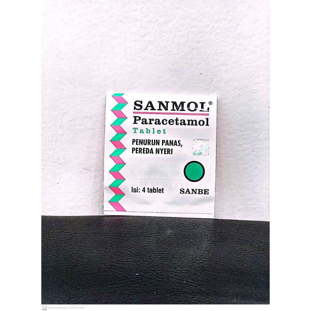 Sanmol tablet / obat panas / obat nyeri / pusing / meriang / demam